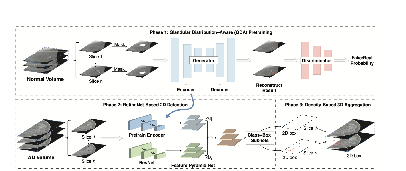 DBT GDA pretraining pipeline